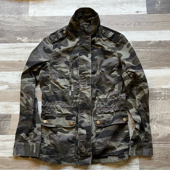 love tree camouflage military utility anorak jacket - Picture 8 of 11